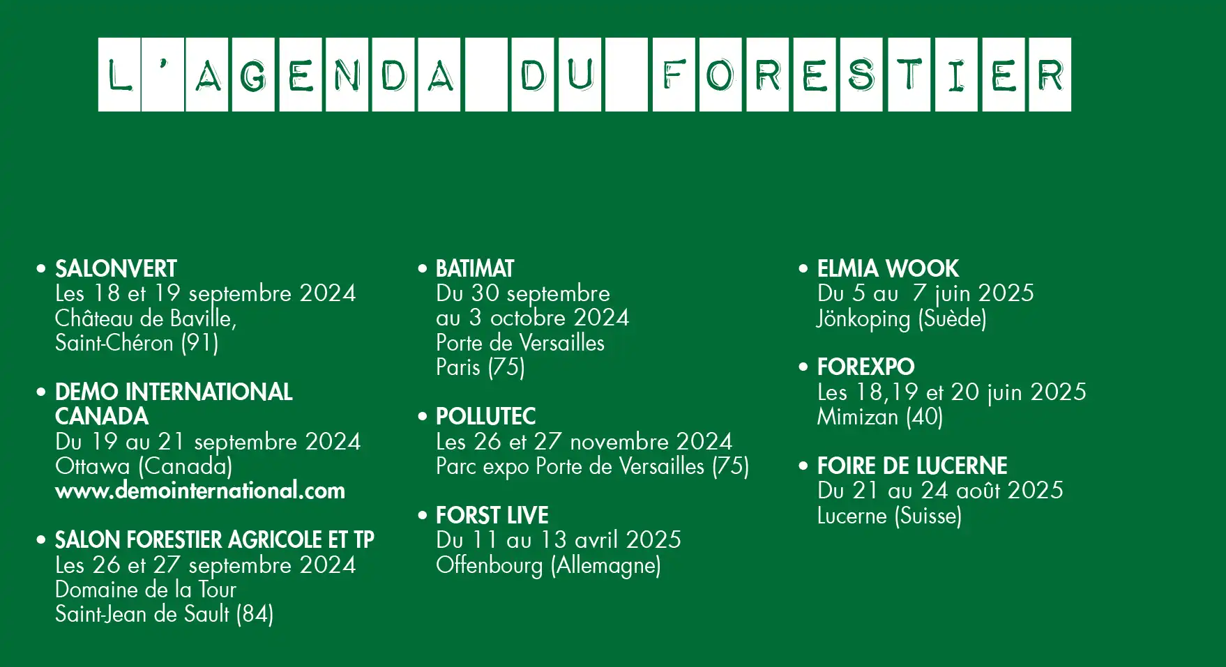 image agenda forestier sept 2024